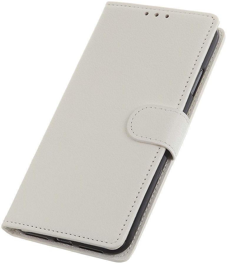 Alcatel 1S 2020 / 3L 2020 Litchi Skin Portemonnee Hoesje Wit afbeelding 8