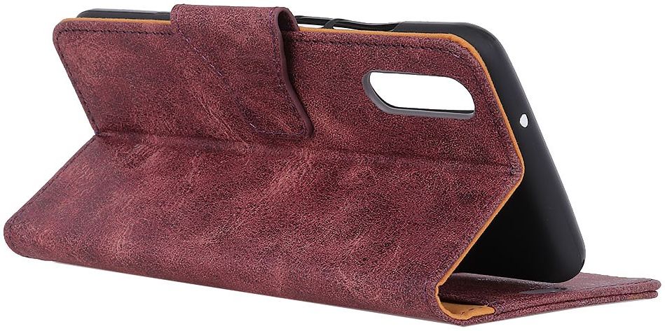 Oppo Find X2 Pro Hoesje Portemonnee Splitleer Rood afbeelding 4