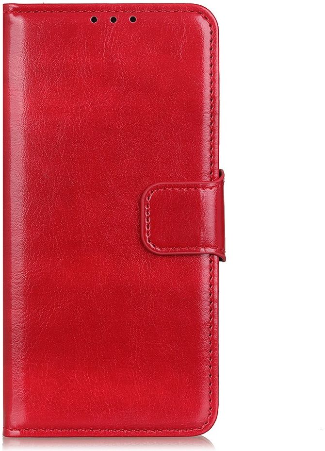 Oppo Find X2 Hoesje Portemonnee Kunstleer met Standaard Rood afbeelding 1