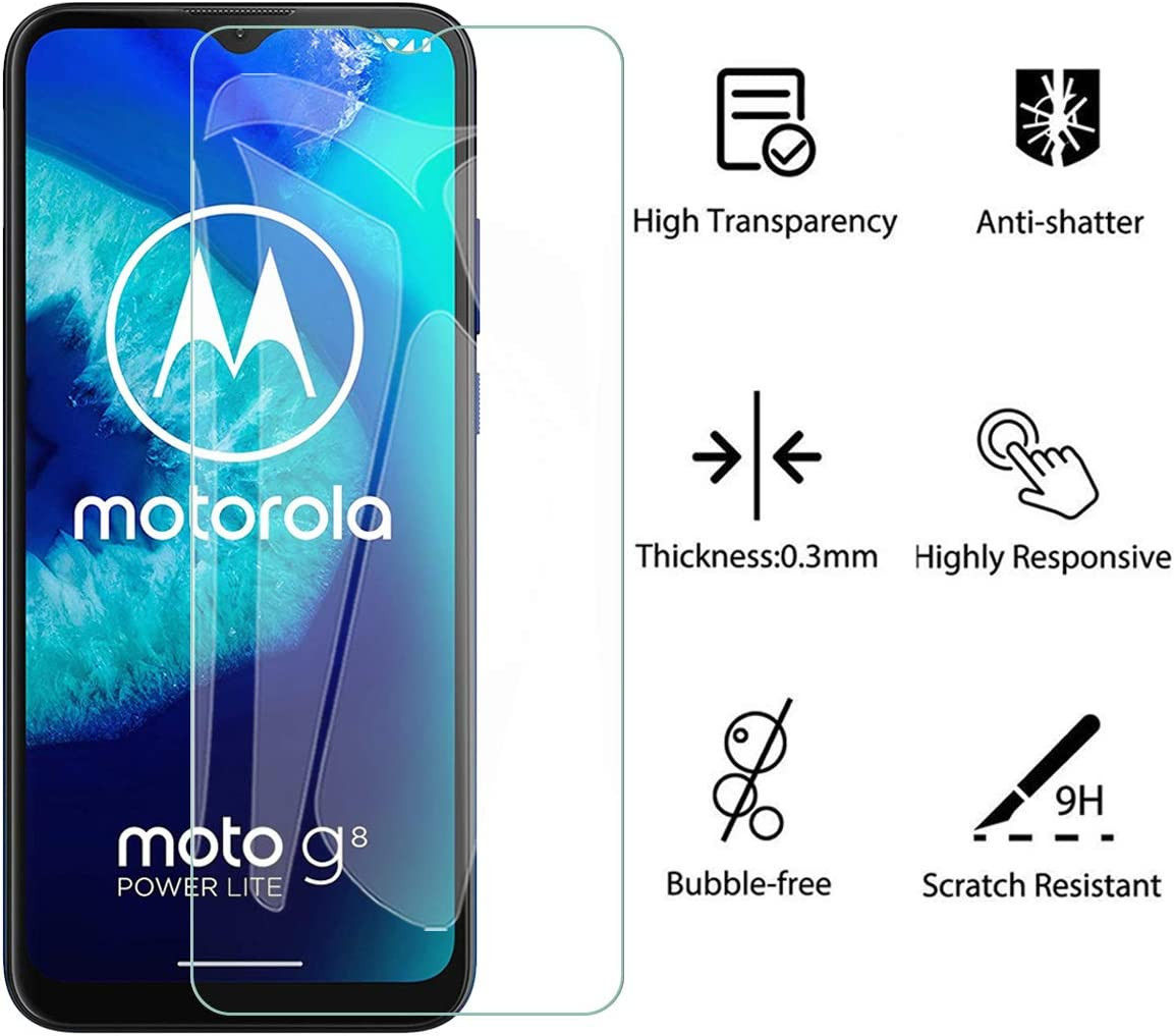 Motorola Moto G8 Power Tempered Glass Screen Protector afbeelding 2