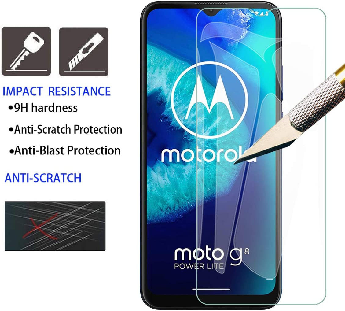 Motorola Moto G8 Power Tempered Glass Screen Protector afbeelding 3