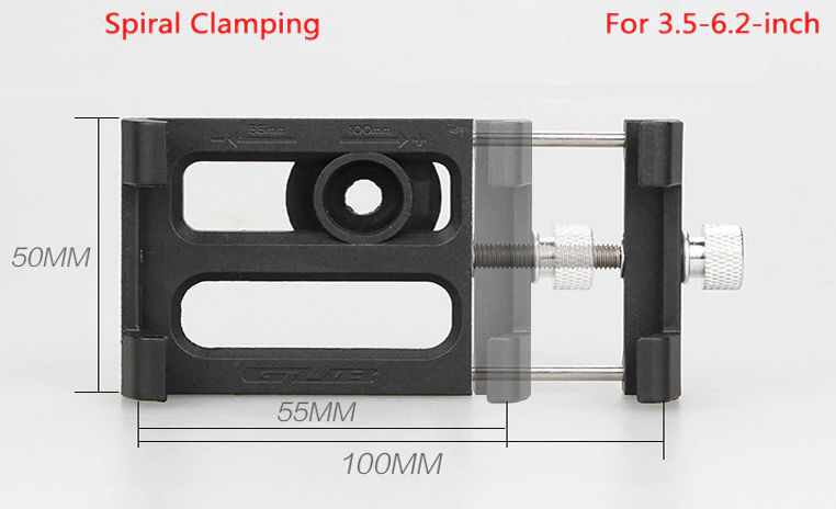 GUB G84 Universele Plastic Telefoonhouder voor Fiets Zwart afbeelding 15