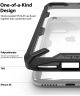 Ringke Fusion X Design Apple iPhone SE 2020 Hoesje Carbon Fiber Zwart