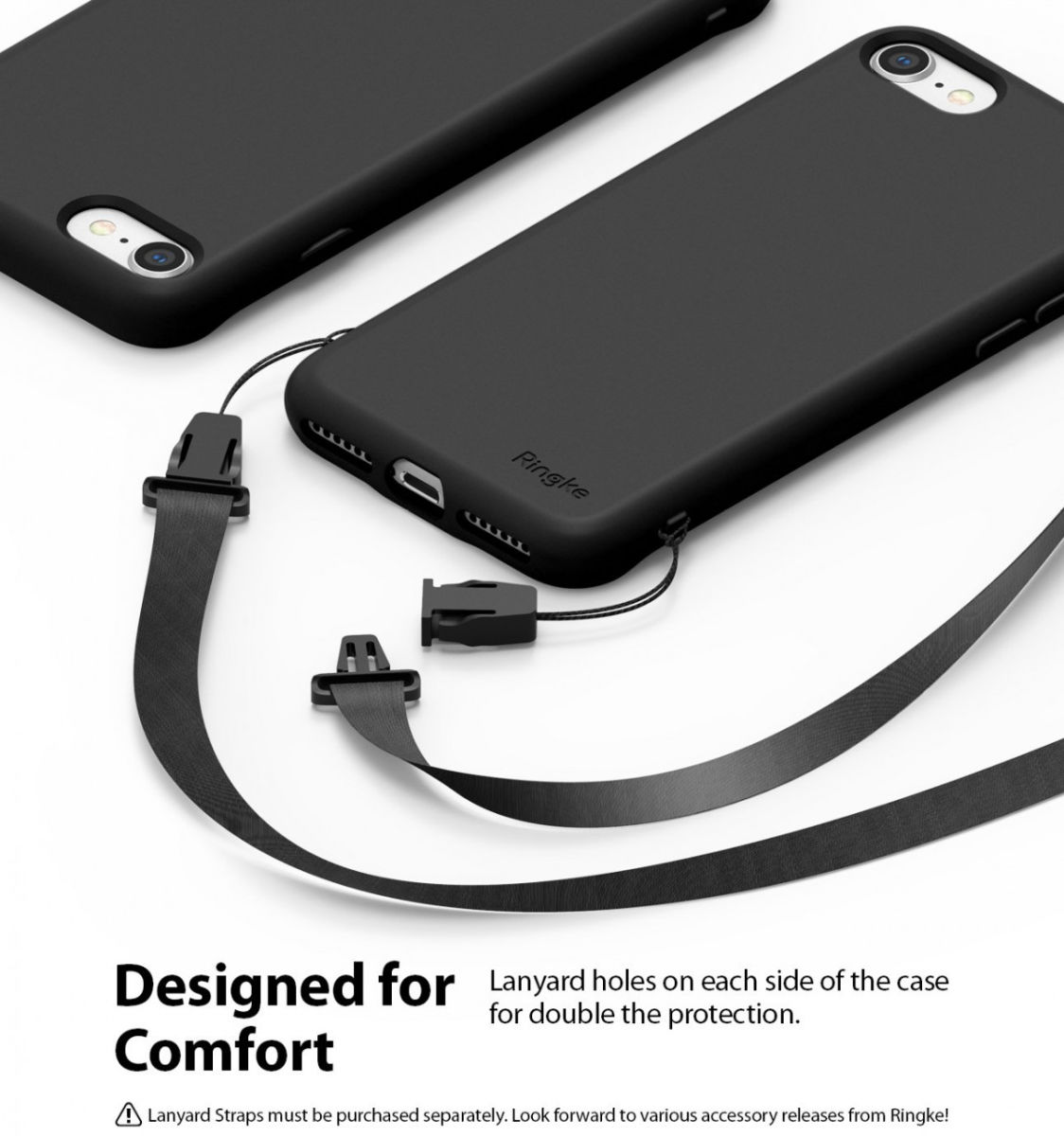 Ringke Air S Hoesje Apple iPhone SE (2020/2022) Zwart afbeelding 5