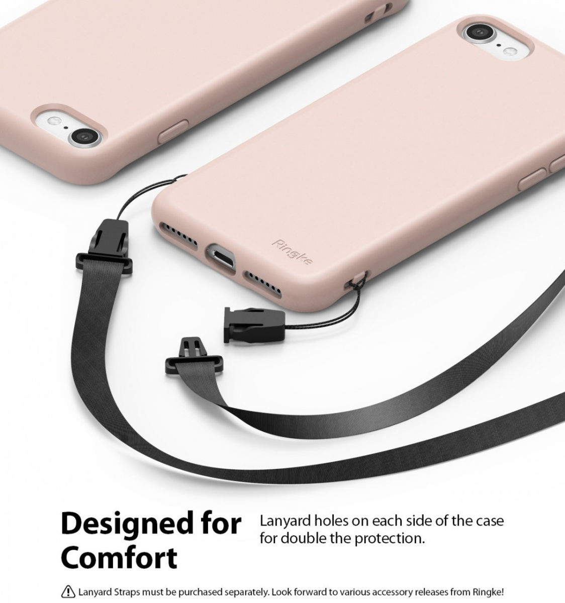 Ringke Air S Hoesje Apple iPhone SE (2020/2022) Roze afbeelding 2