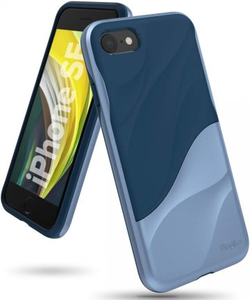 Ringke Wave Apple iPhone SE 2020 Hoesje Blauw Hoesjes