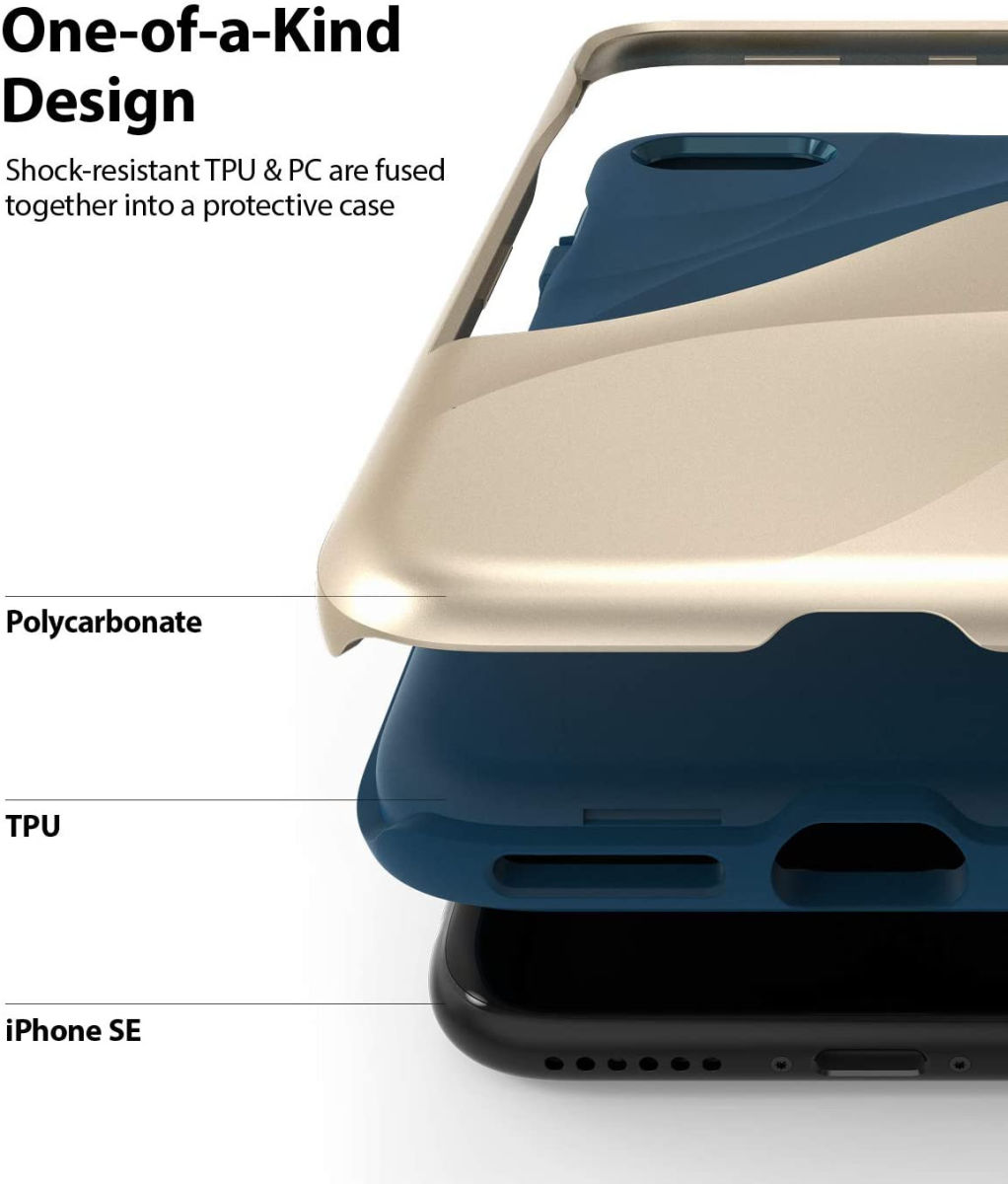 Ringke Wave Apple iPhone SE 2020/2022 Hoesje Goud afbeelding 4
