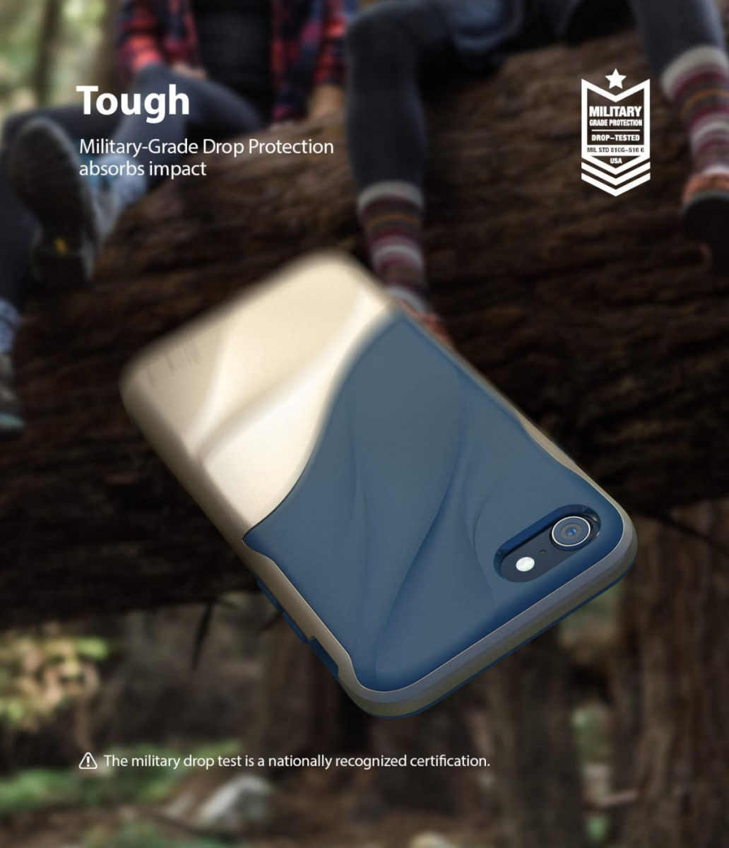 Ringke Wave Apple iPhone SE 2020/2022 Hoesje Goud afbeelding 7