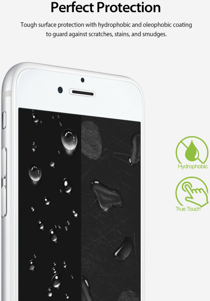 Ringke Anti-Stof iPhone SE 2020 / 2022 Screen Protector [2-Pack] afbeelding 6