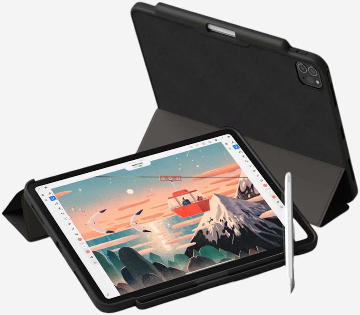 Ringke Smart Case iPad Pro 11 2018/2020/2021/Air (2020) Hoes Zwart afbeelding 1