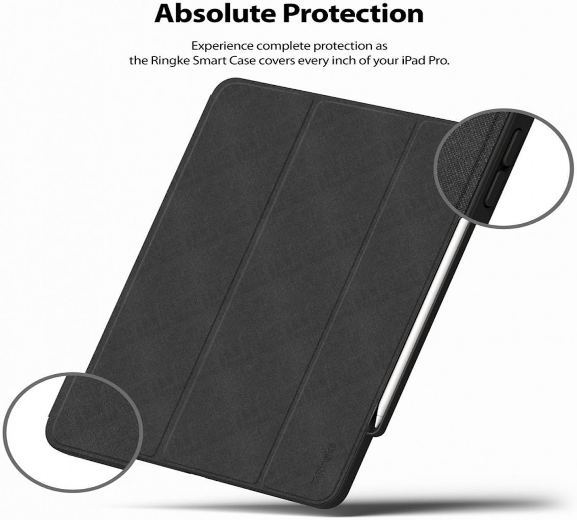 Ringke Smart Case iPad Pro 11 2018/2020/2021/Air (2020) Hoes Zwart afbeelding 2