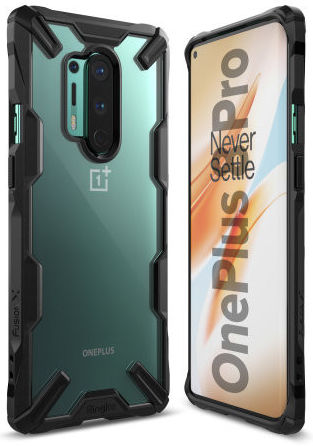 Ringke Fusion X OnePlus 8 Pro Hoesje Zwart afbeelding 2