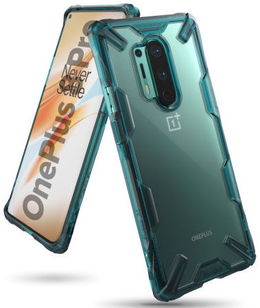 Ringke Fusion X OnePlus 8 Pro Hoesje Groen afbeelding 1