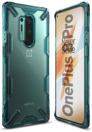 Ringke Fusion X OnePlus 8 Pro Hoesje Groen afbeelding 2