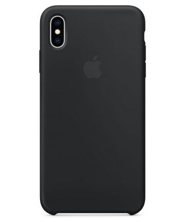 Originele Apple iPhone XS Max Silicone Case Zwart Hoesjes