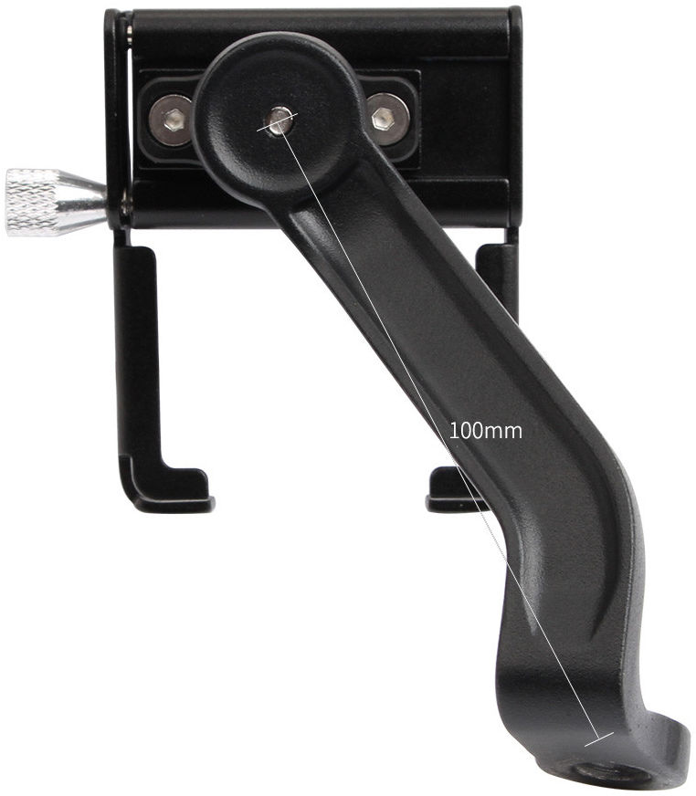 GUB P20 Universele Telefoonhouder Voor Motor en Scooter Zwart afbeelding 5