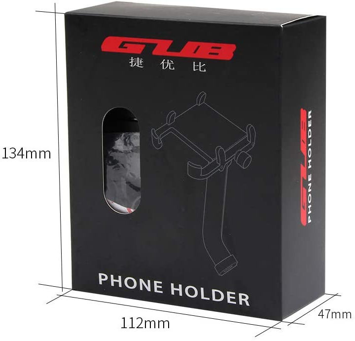 GUB Pro 5 Universele Telefoonhouder voor Motor en Scooter Zwart afbeelding 8