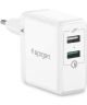 Spigen Essential F207 Quick Charge 3.0 Compacte Oplader 2 Poorten