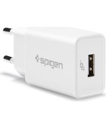 Spigen Essential F110 Oplader 2.4A met USB Poort Wit
