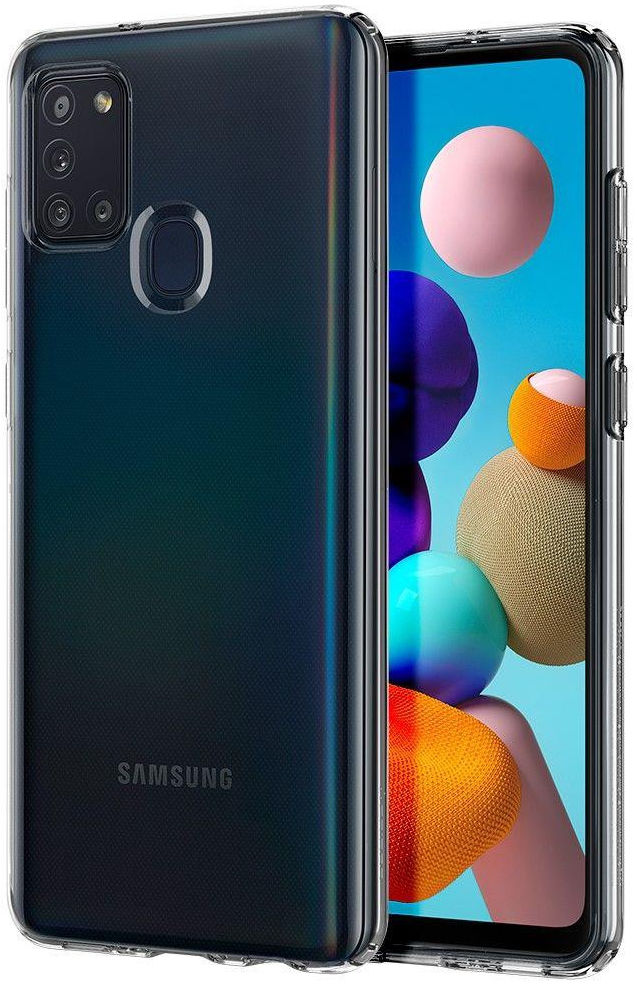 Spigen Liquid Crystal Samsung Galaxy A21s Hoesje Transparant afbeelding 2