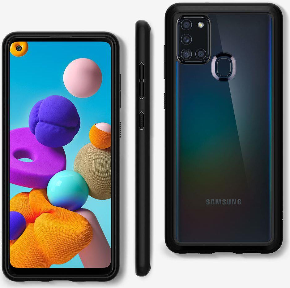 Spigen Ultra Hybrid Samsung Galaxy A21s Hoesje Transparant afbeelding 3