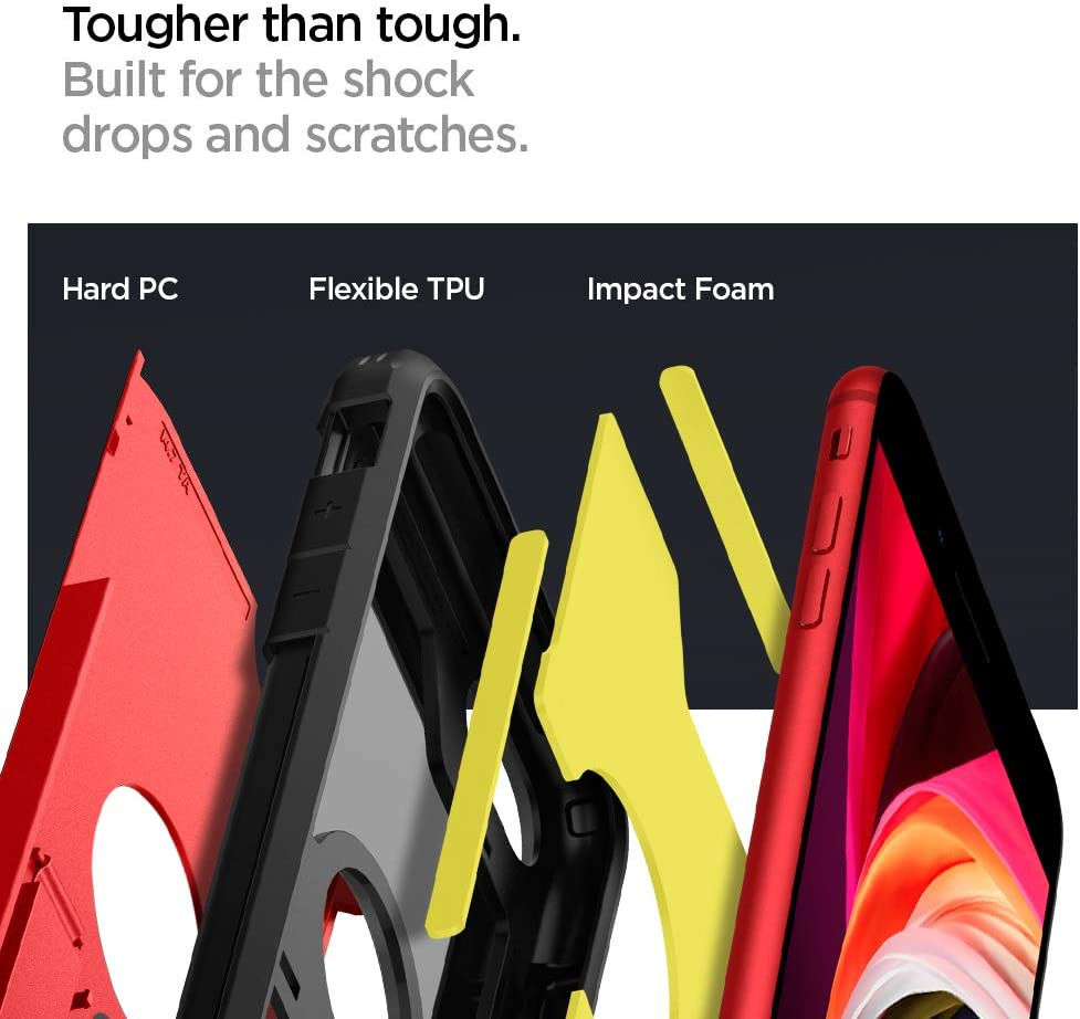 Spigen Tough Armor 2 Apple iPhone SE (2020/2022) Hoesje Rood afbeelding 4