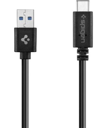 Spigen SGP11579 USB naar USB-C Kabel 1 Meter Zwart Kabels