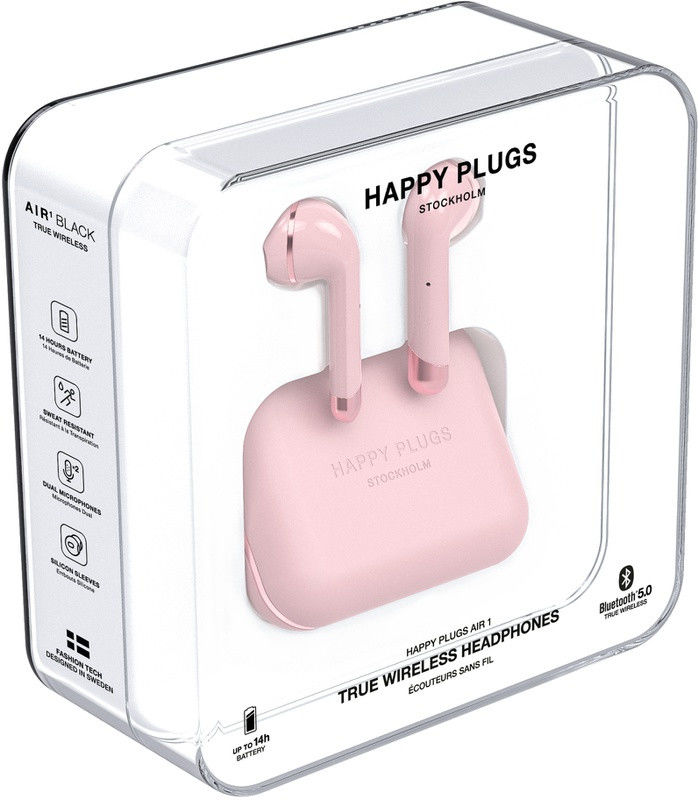 Happy Plugs Air 1 True Wireless Draadloze Oordopjes Roze afbeelding 10