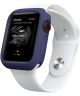 Apple Watch 40MM Hoesje Flexibel TPU met Folie Screenprotector Blauw