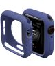 Apple Watch 40MM Hoesje Flexibel TPU met Folie Screenprotector Blauw
