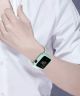 Apple Watch 44MM Hoesje Flexibel TPU met Folie Screenprotector Cyaan
