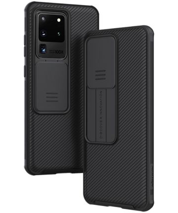 Nillkin CamShield Galaxy S20 Ultra Hoesje met Camera Slider Zwart Hoesjes
