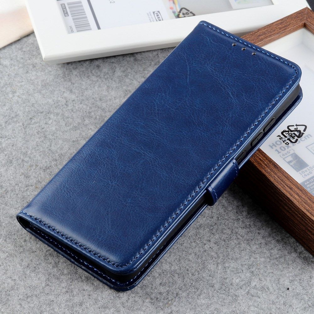 Samsung Galaxy A21s Vintage Portemonnee Hoesje Blauw afbeelding 7