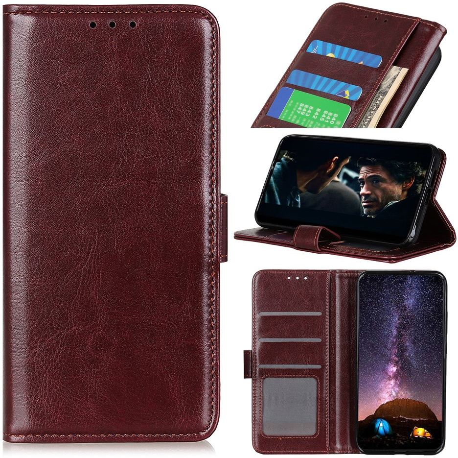 Samsung Galaxy A21s Vintage Portemonnee Hoesje Bruin afbeelding 7