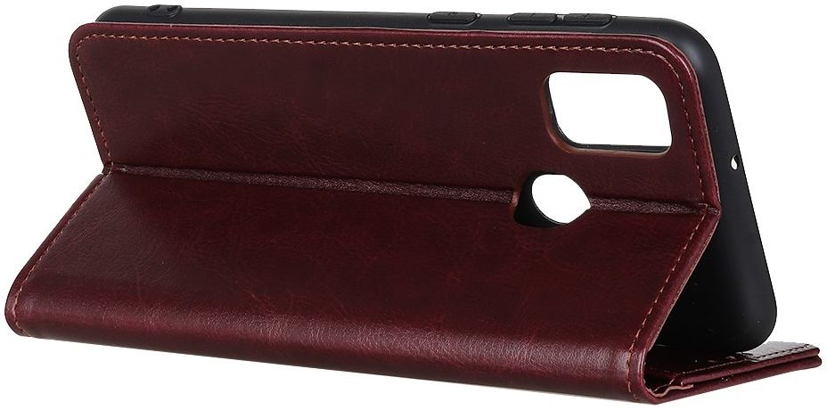 Samsung Galaxy A21s Vintage Portemonnee Hoesje Bruin afbeelding 3