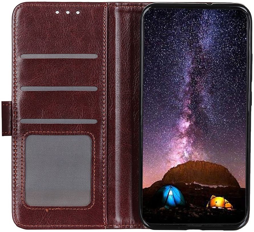 Samsung Galaxy A21s Vintage Portemonnee Hoesje Bruin afbeelding 4