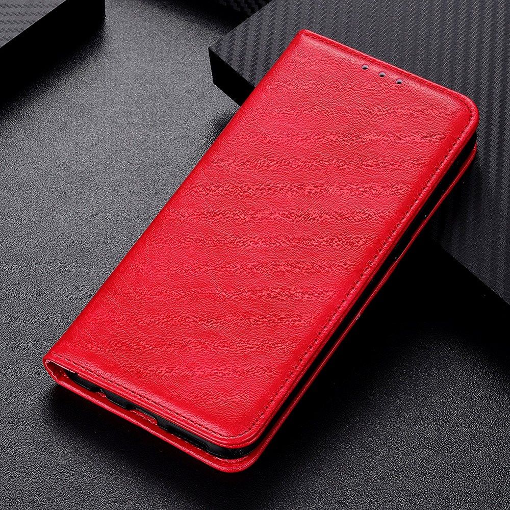 Samsung Galaxy A21s Crazy Horse Leather Wallet Case Rood afbeelding 11