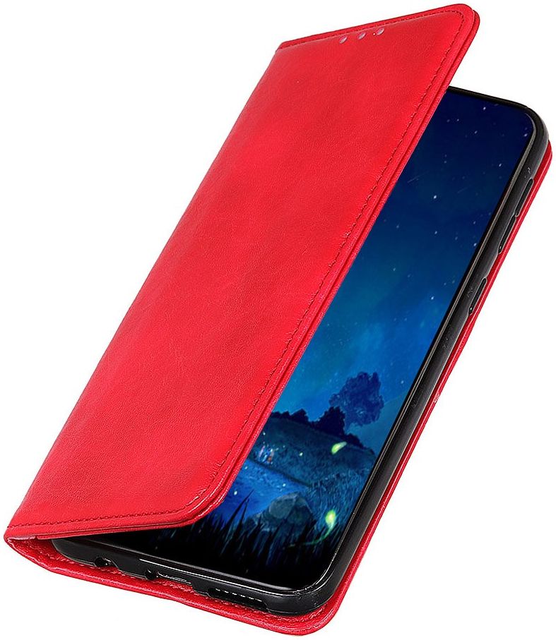 Samsung Galaxy A21s Crazy Horse Leather Wallet Case Rood afbeelding 7