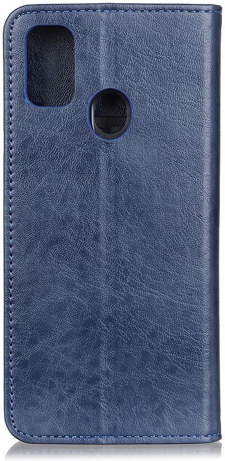 Samsung Galaxy A21s Crazy Horse Leather Wallet Case Blauw afbeelding 3