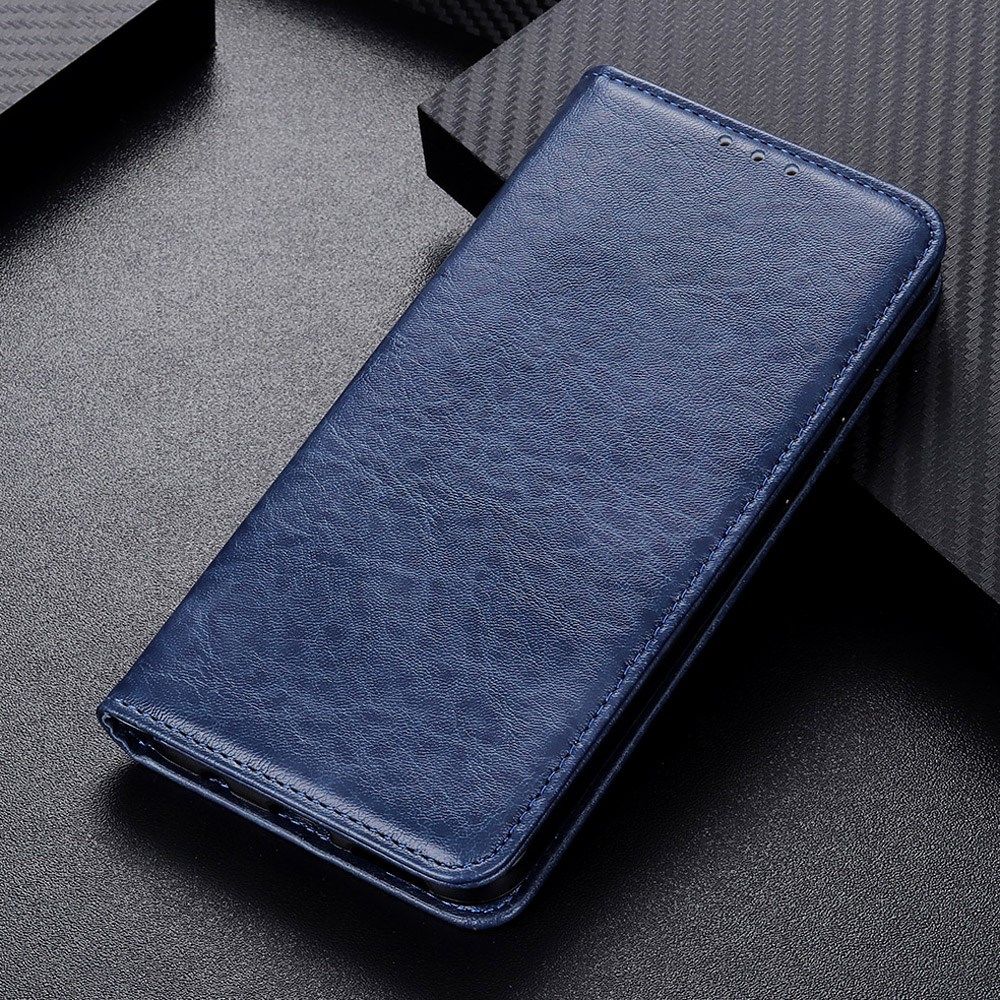Samsung Galaxy A21s Crazy Horse Leather Wallet Case Blauw afbeelding 10