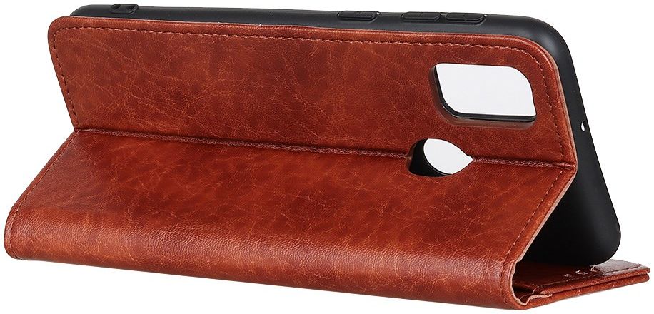 Samsung Galaxy A21s Crazy Horse Leather Wallet Case Bruin afbeelding 9