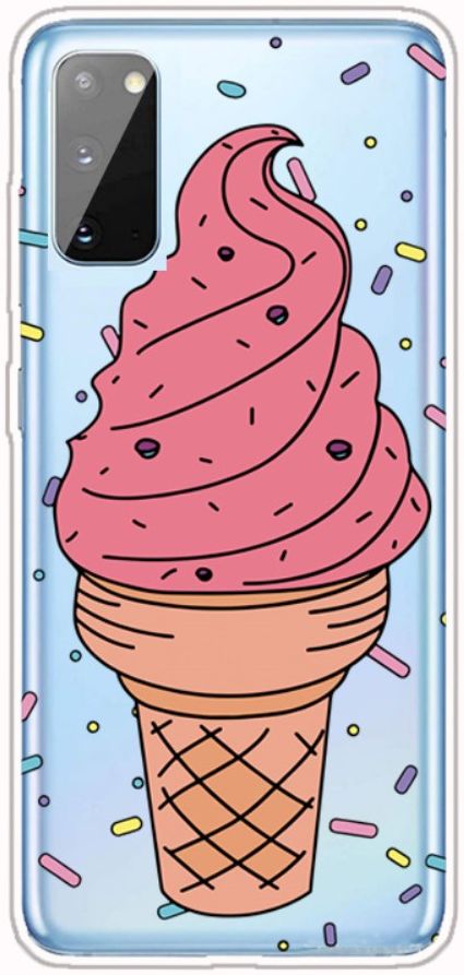 Samsung Galaxy A41 TPU Hoesje met IJsje Print afbeelding 1