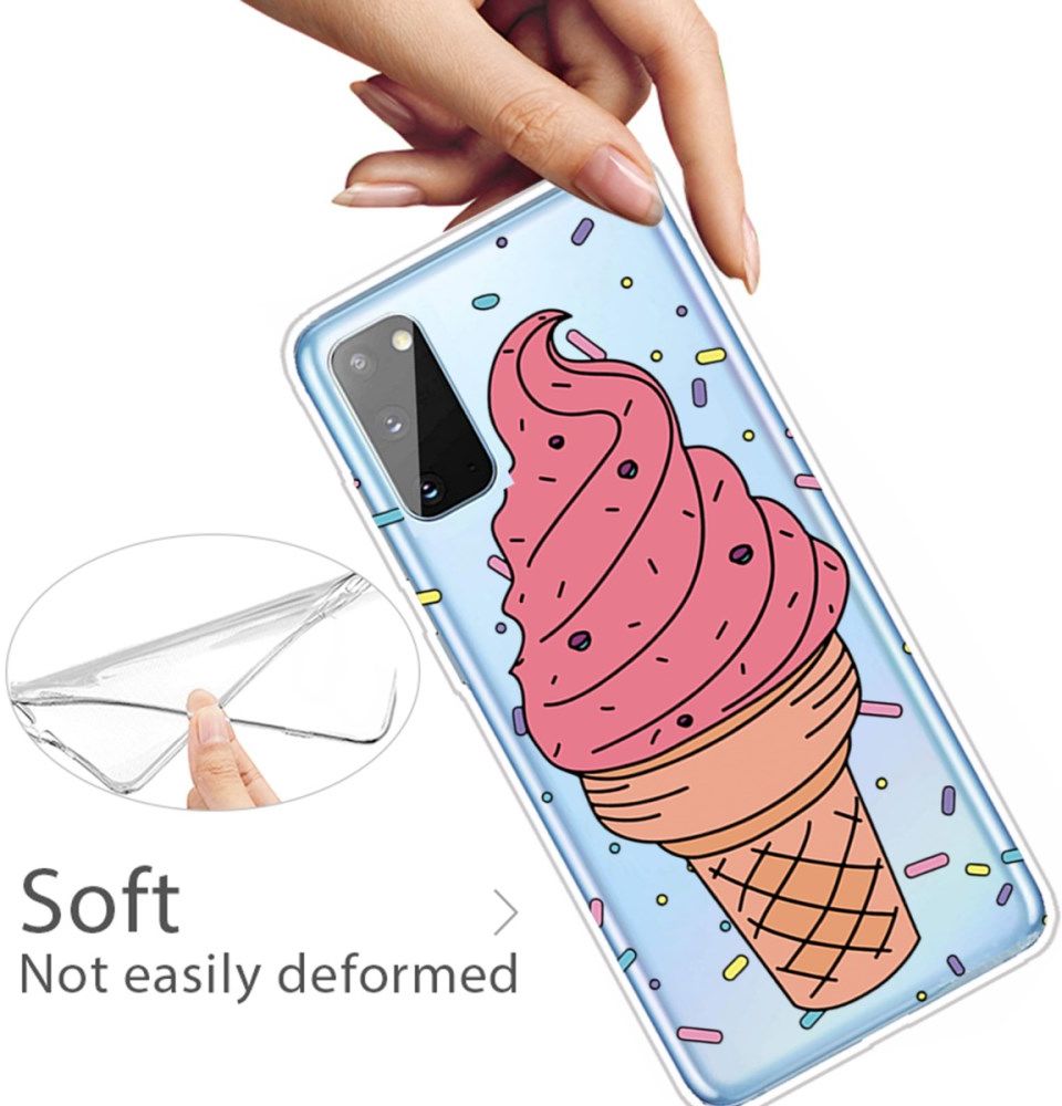 Samsung Galaxy A41 TPU Hoesje met IJsje Print afbeelding 2