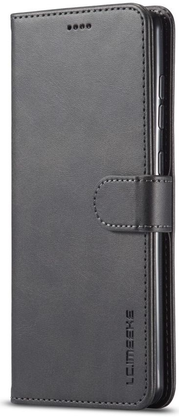 LC.IMEEKE Samsung Galaxy A41 Portemonnee Stand Hoesje Zwart afbeelding 2