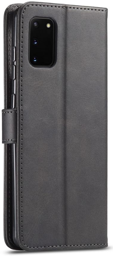 LC.IMEEKE Samsung Galaxy A41 Portemonnee Stand Hoesje Zwart afbeelding 3