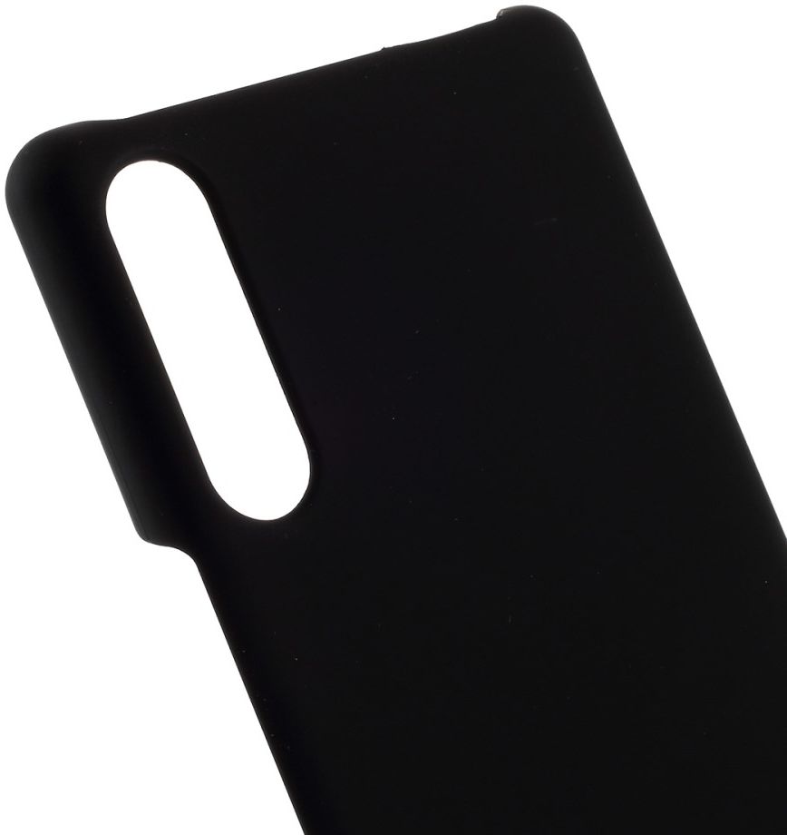 Sony Xperia L4 PC Rubberized Hard Case Zwart afbeelding 4