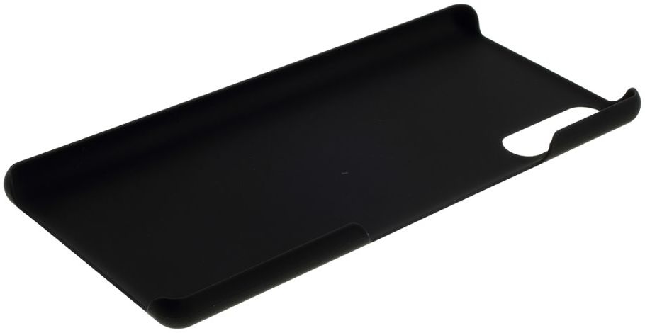 Sony Xperia L4 PC Rubberized Hard Case Zwart afbeelding 7