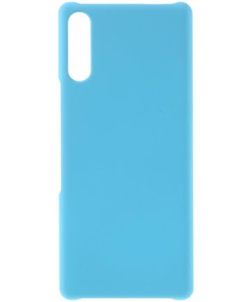 Sony Xperia L4 PC Rubberized Hard Case Lichtblauw Hoesjes