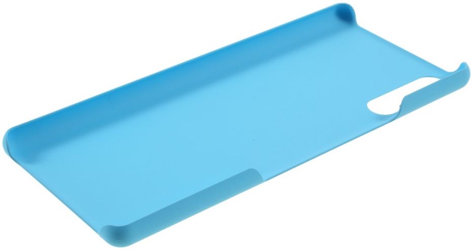 Sony Xperia L4 PC Rubberized Hard Case Lichtblauw afbeelding 5