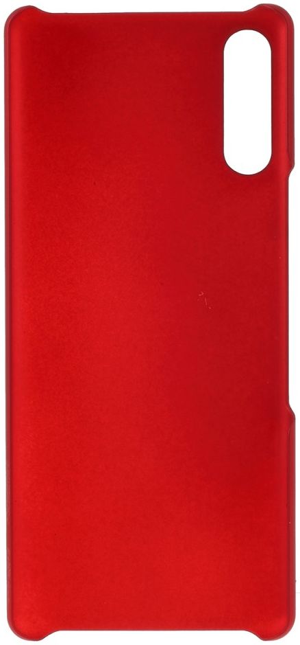 Sony Xperia L4 PC Rubberized Hard Case Rood afbeelding 3